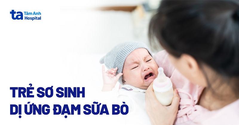 cac trieu chung thuong gap cua di ung dam sua bo o tre nho